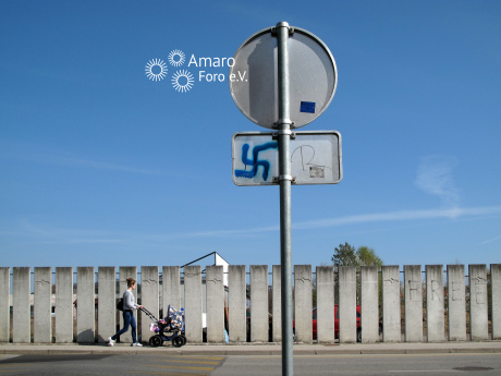 Rassistische Schmiererei